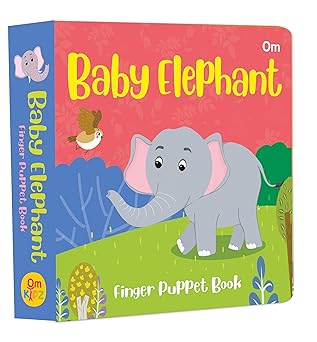Baby Elephant Finger Puppet Book - Fun Activities Board books for Kids Board book – Picture Book
