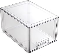 Vista 10 de BINO Cajones de almacenamiento apilables, pequeños - transparentes THE CRATE COLLECTION Contenedores de almacenamiento con cajones