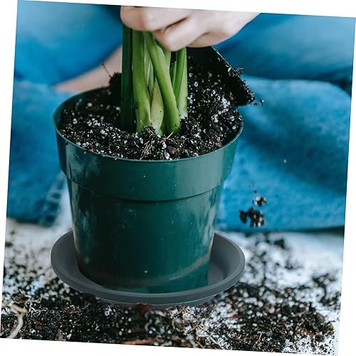 Miniatura 4 de ORFOFE Bandeja de maceta de 5 galones para suculentas, maceta pequeña, mini alfombra, bandejas de plástico para plantas, macetas grandes, placa base