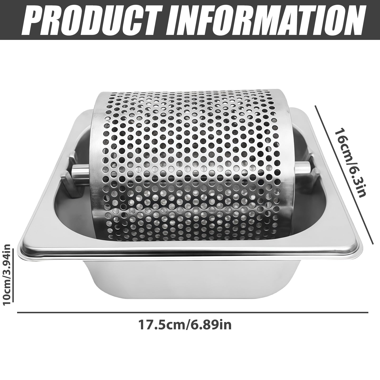 Burro roller: 1000 ML in acciaio inox, Burro, Burger, distributore di burro durevole, fionda di burro, burro per cucina, pane di mais, bistecche