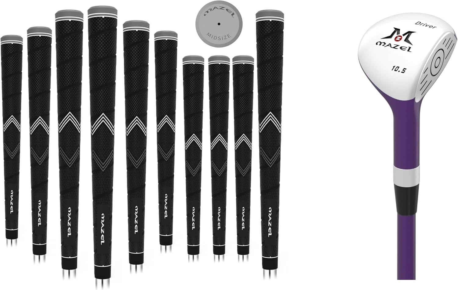 MAZEL Golf Grip & Golf Clubs,Bundle of 2