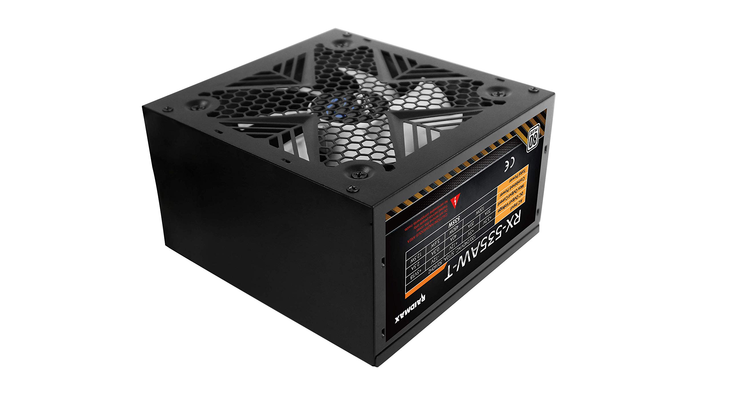 Raidmax 535W 80 Plus White Certified Power Supply RX-535AW-T