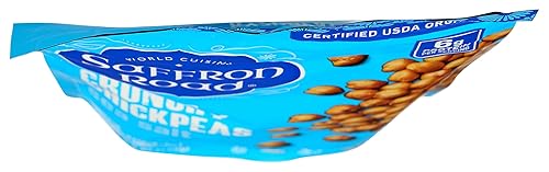 Miniatura 5 de Saffron Road Snack crujiente de garbanzos con sal marina orgánica 6 onzas orgánico USDA sin gluten sin OMG halal kosher vegano