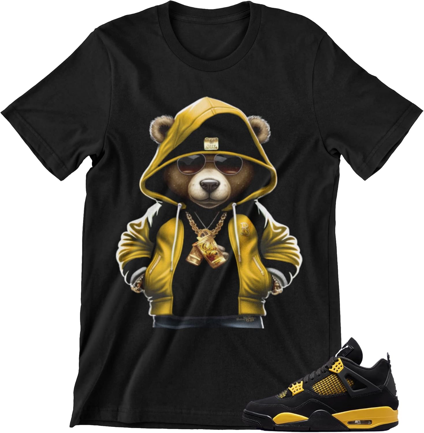 Shirt to Match 4 Thunder Men's Graphic Tees, Urban Streetwear Clothing