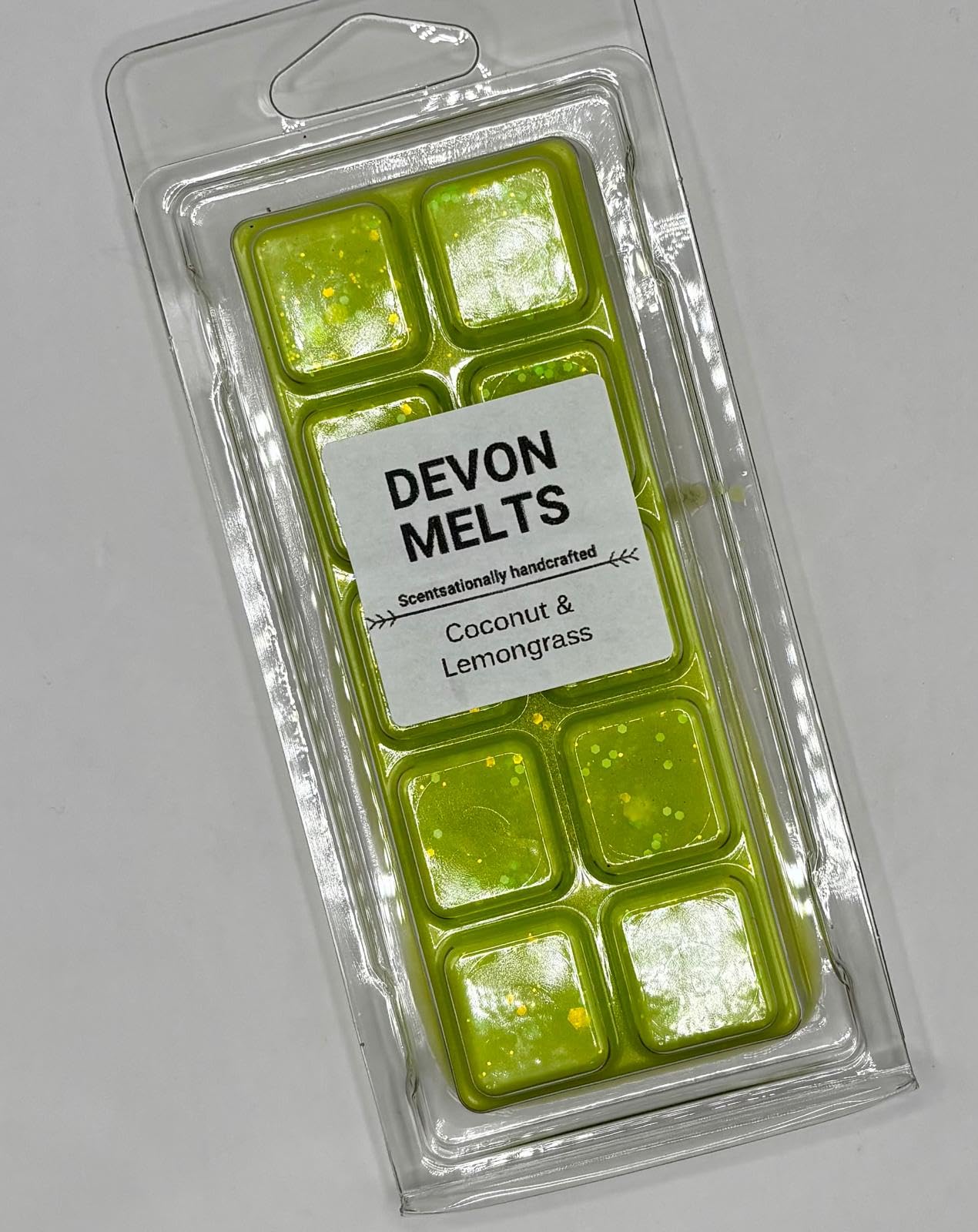 Devon Melts - Coconut & Lemongrass - Highly Scented 100% Soy Wax Snapbar