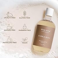 Vista 8 de Deep Steep Baño de burbujas, lima de coco, 17 onzas (paquete de 2) – Remojo calmante con manteca de karité, aceite de argán, aloe vera y aceite