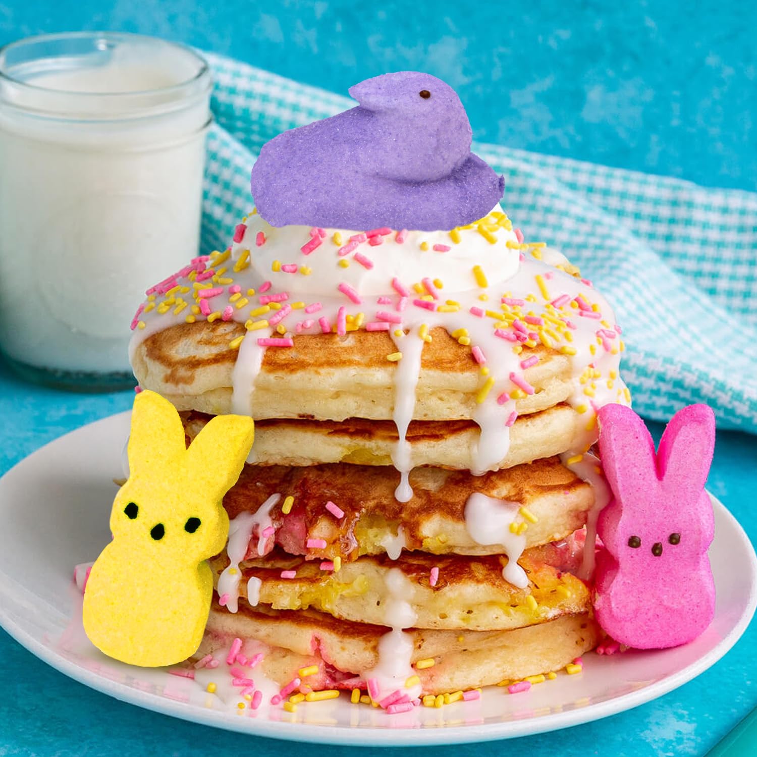 PeepsMarshmallow Bunnies and Chicks, 6 Packs of Chicks and Bunnies Candy 60 Count, Perfect for Party Favors and Spreading Joy During the Holiday Season, Ideal Easter Bunny Candy for Kids to Enjoy