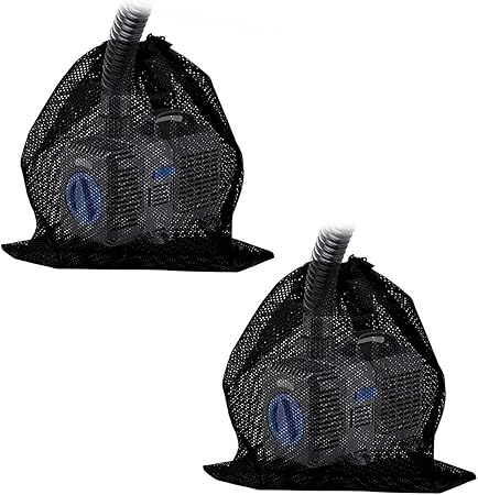 Image 2 Pack Water Pump Filter Mesh Bag, Black Water Pump Filter,Water Pump Protection Mesh Bag for Ponds Swimming Pools and Most Water Pumps Filtration Image 2 Pack Water Pump Filter Mesh Bag, Black Water Pump Filter,Water Pump Protection Mesh Bag for Ponds Swimming Pools and Most Water Pumps Filtration