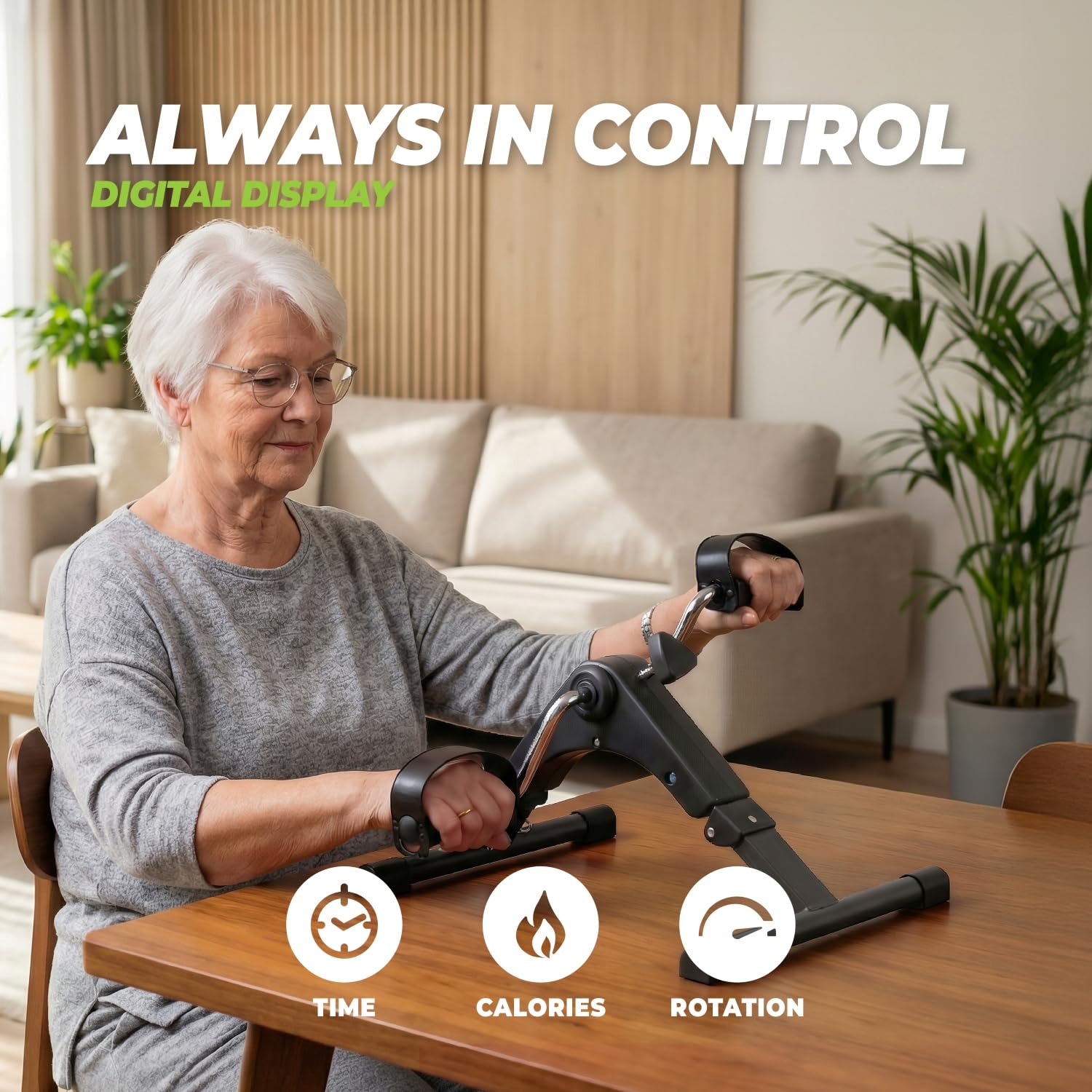 VirtuFit Allenatore pedale, braccia e gambe da seduta