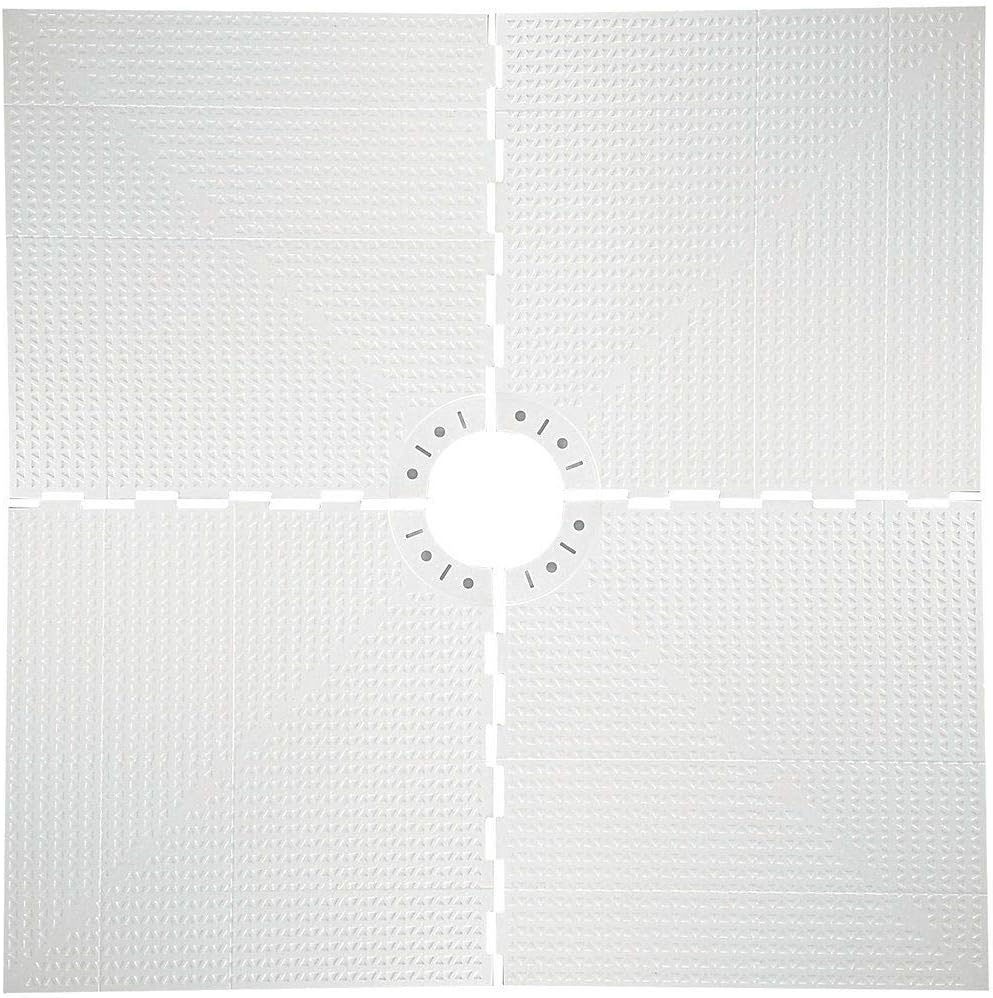 Prova TT8114PAN05 Waterproofing Shower Center Drain Pan Multi 60" x 60" Floor Tray