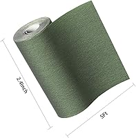 Vista 2 de Azobur Parches termoadhesivos de tela de nailon de 2.4" x 60", Cinta adhesiva tenaz impermeable, parche termoadhesivo para tienda de campaña, ropa