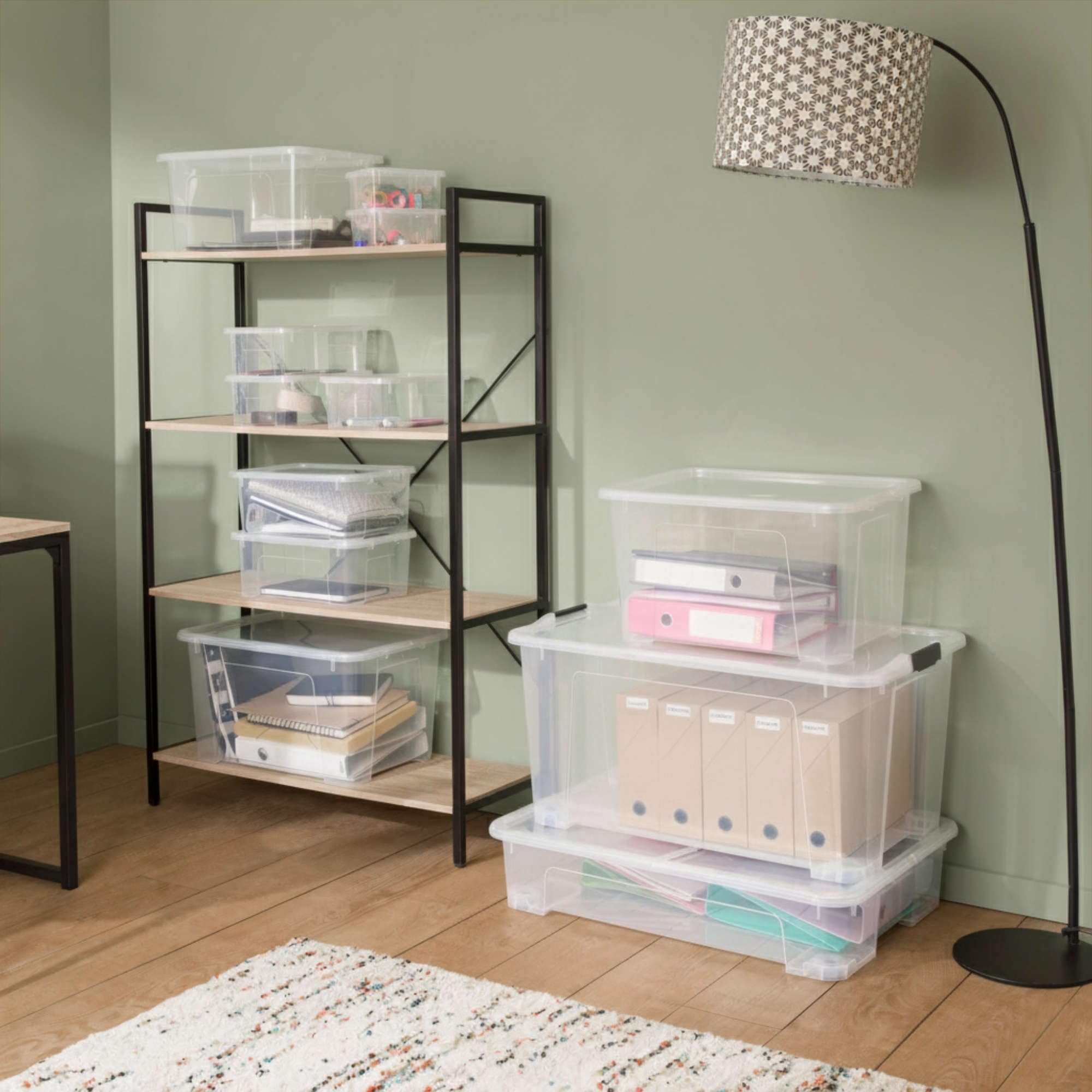 Boîte de rangement Clear Box transparent 30 L - SUNDIS - Mr Bricolage