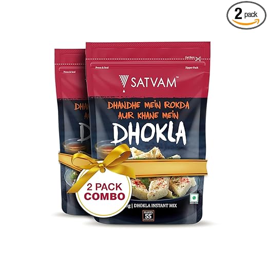 Satvam Dhokla Instant Mix (Pack of 2)|(2 * 500g)