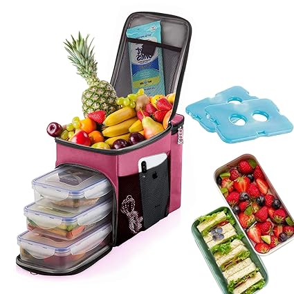 TOP&TOP Insulated Lunch Box and Cooler Bag for Women, Men - 13