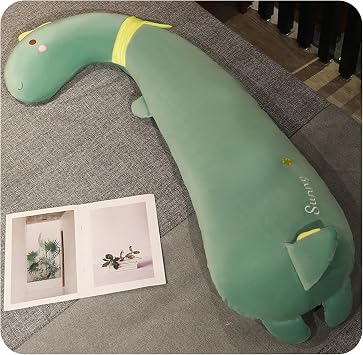 Long Body Side Sleeper Pillow Animal-Shaped for Sleeping, Hugging, Legs Knee Support, Bed Rest Reading, Pregnancy Pillow with Removable Washable Cover, 3 Double-Soft, 51in
