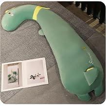 Long Body Side Sleeper Pillow Animal-Shaped for Sleeping, Hugging, Legs Knee Support, Bed Rest Reading, Pregnancy Pillow with Removable Washable Cover, 3 Double-Soft, 63in