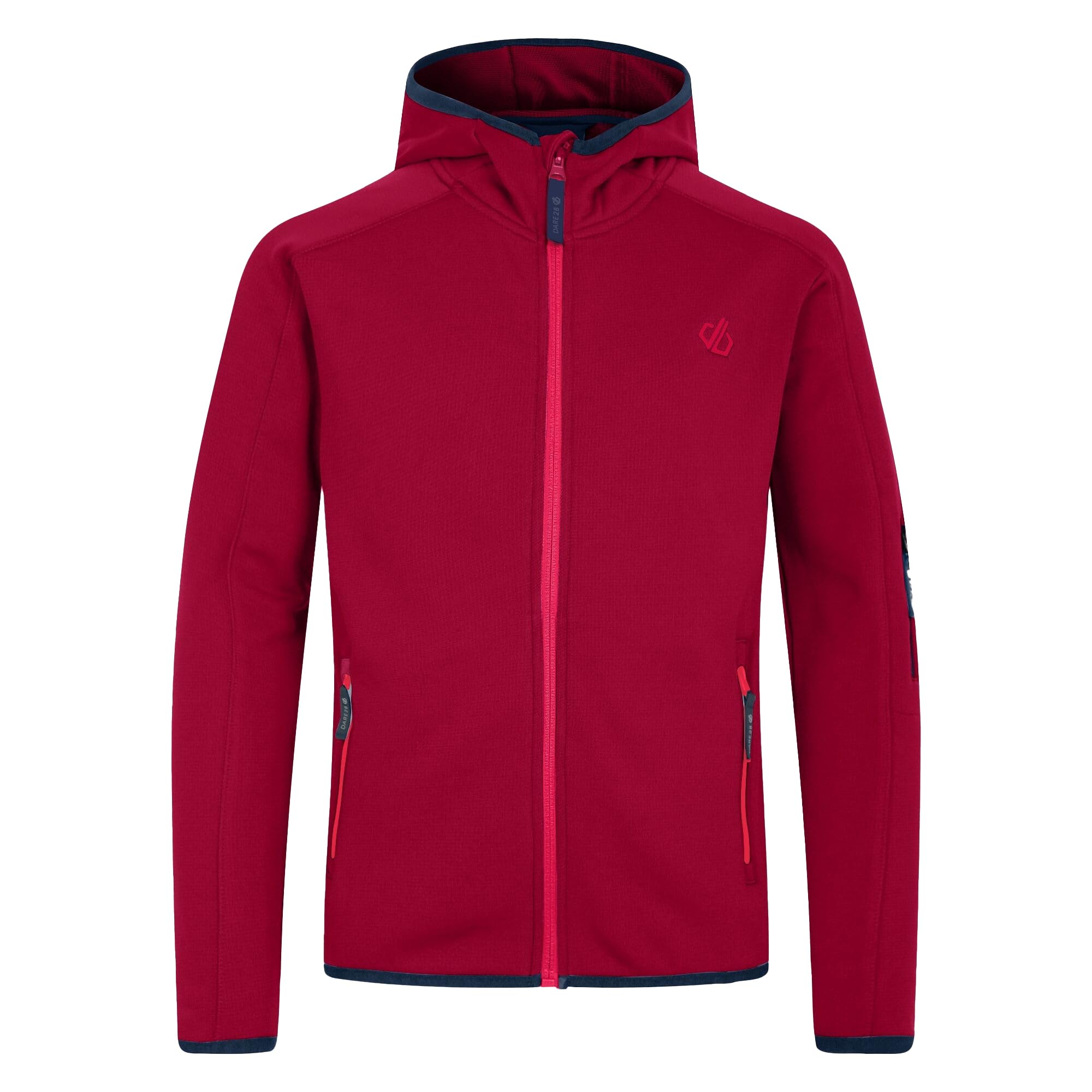 Dare2b Beetroot Explore Full Zip Fleece 9-10 Years Red