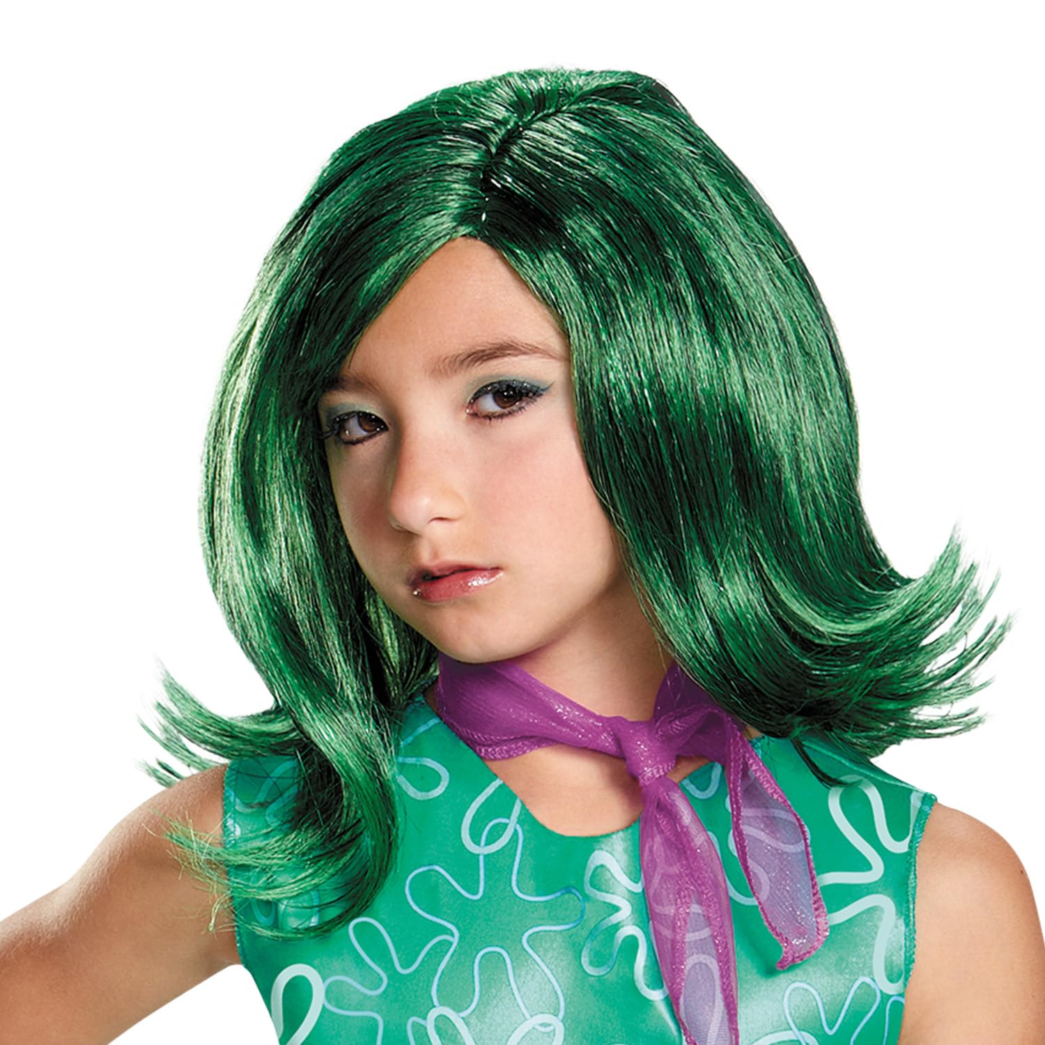 Disguise Girls Inside Out Disgust Costume for Kids, Official Disney Pixar Inside Out Classic Girls Costume