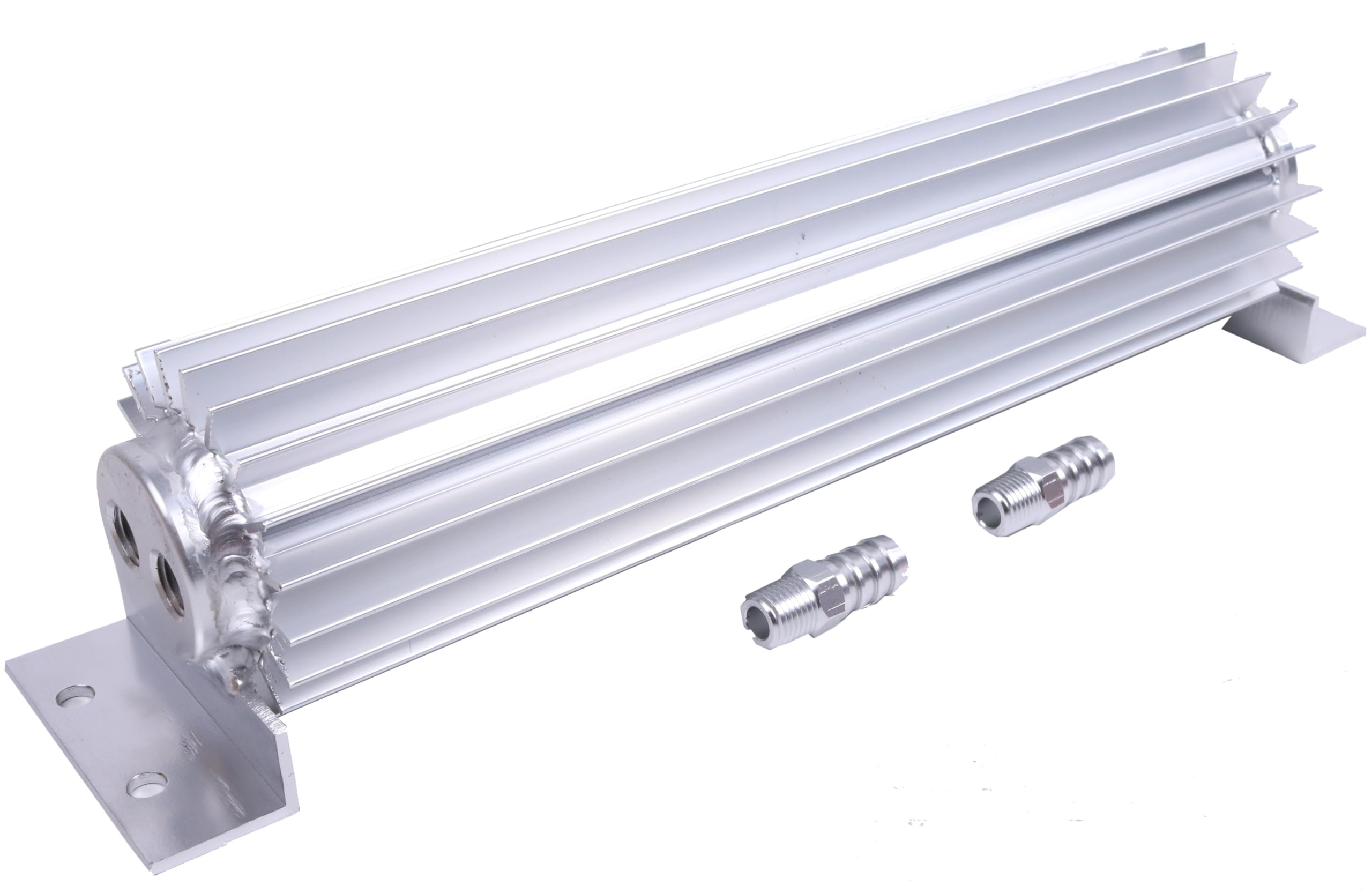 LSSOCH Dual Pass Aluminum Heat Sink Cooler Compatible with Fuel Power Steering Cool Engine Oil Transmission Fluid 13260