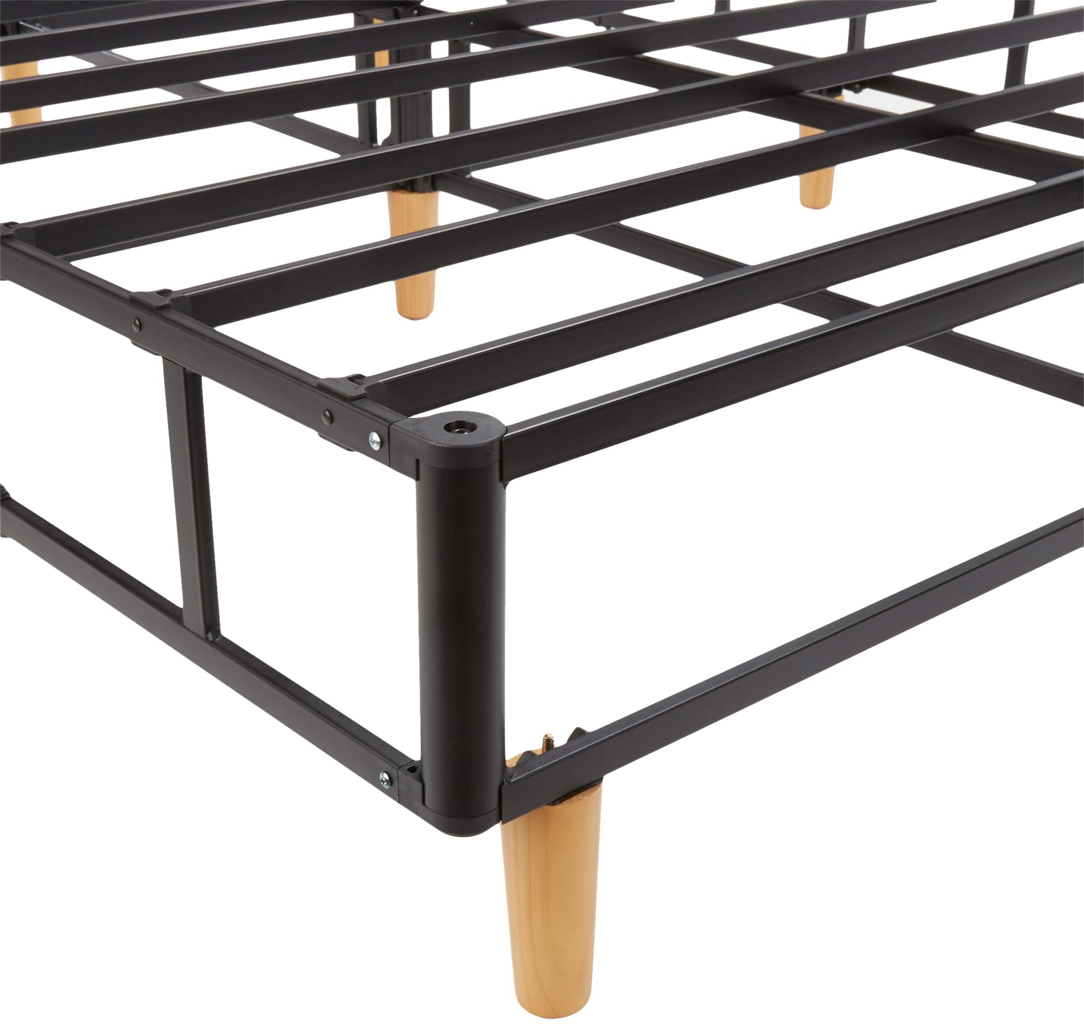 Amazon Com Amazon Basics Premium Foldable Mattress Foundation Box Spring With Steel Slats And Wood Legs Tools Free Assembly Queen Furniture Decor Amazon Com Amazon Basics Premium Foldable Mattress Foundation Box Spring With Steel Slats And Wood Legs Tools Free Assembly Queen Furniture Decor