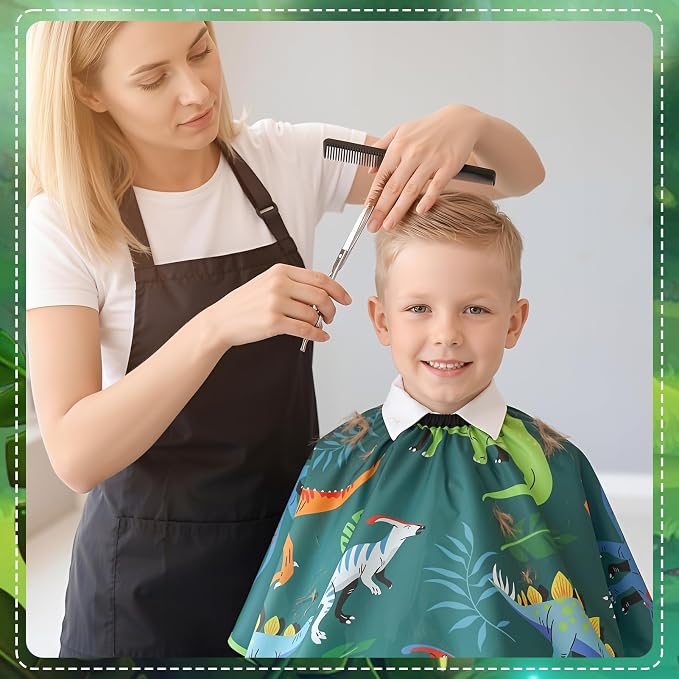3 capas impermeables para cortar cabello de niños miniatura 7