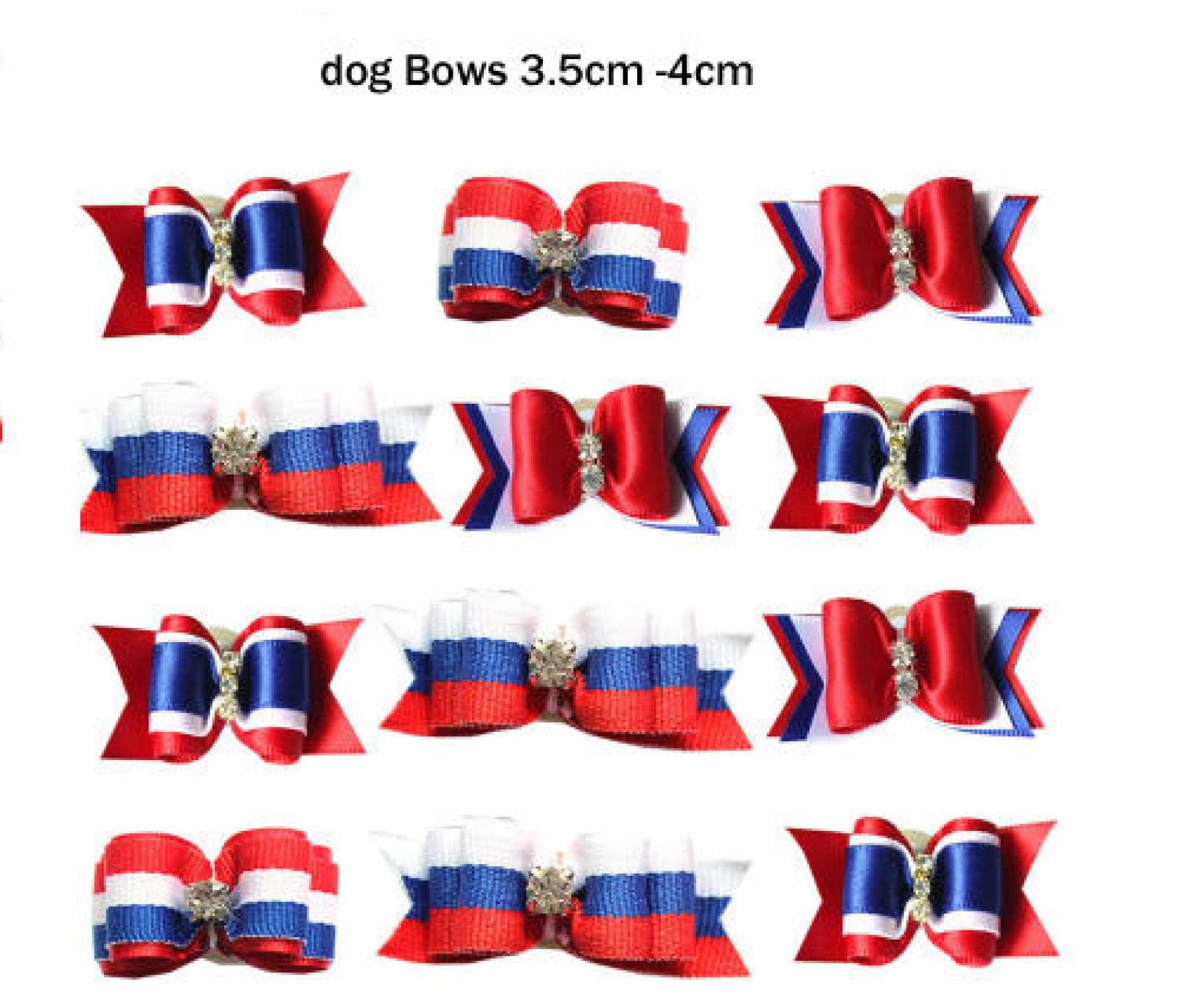 Lot de 50 bandanas pour chien - Nœuds pour poils de chien - Grandes cravates - Accessoires pour cheveux de chien - Nœud papillon