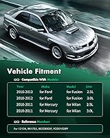 Vista 6 de SCITOO Conjunto de radiador de refrigeración del motor compatible con 2010-2012 para Ford para Fusion 2010-2011 para Mercury para Milán 2.5L 3.0L