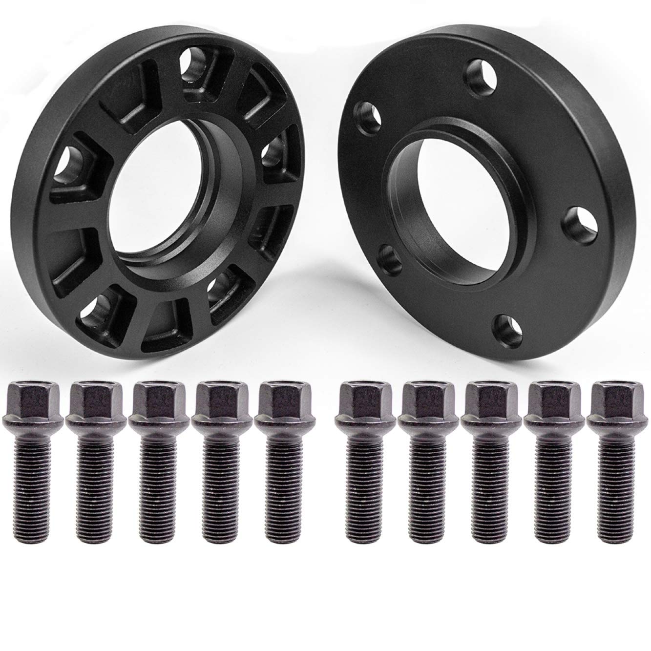 Estilo-R Spurverbreiterung 5x112 40mm 2x20mm Ø66,5 ABE schwarz Mercedes W204