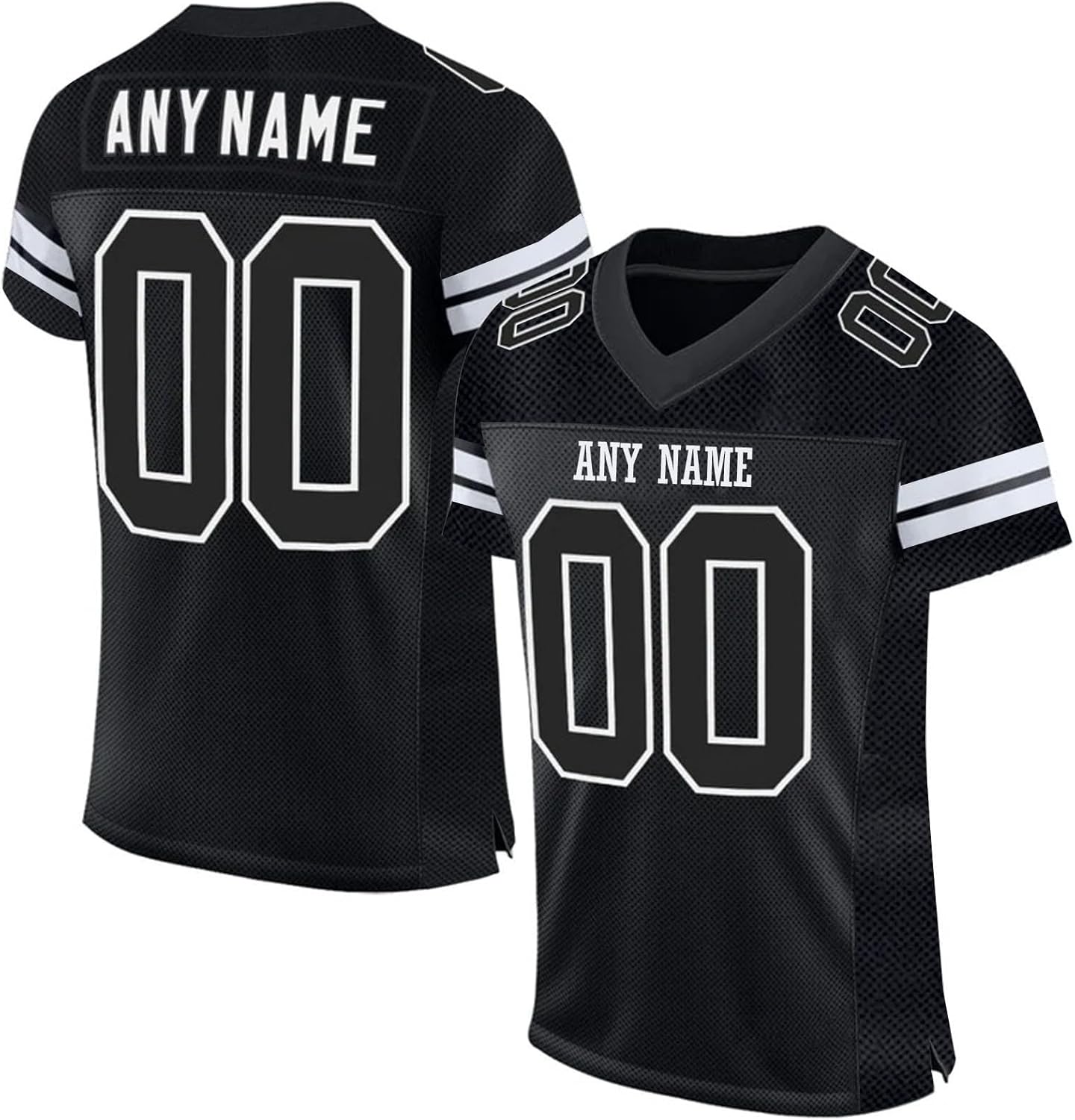 Maillot Personnalisé pour Adulte et Enfant, Homme et Femme Ballon Football Americain Oversize Sport Tee Rugby Shirt Personnalisable avec Nom Numéro L'équipe - Amazon product rated Grade B