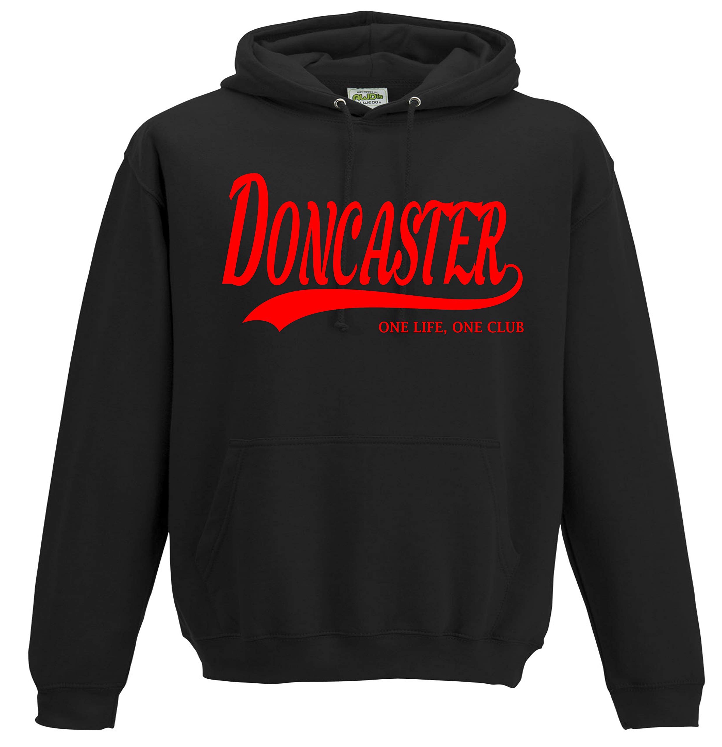 Doncaster One Life, One Club. Premium Hoodie Gift XX-Large Black