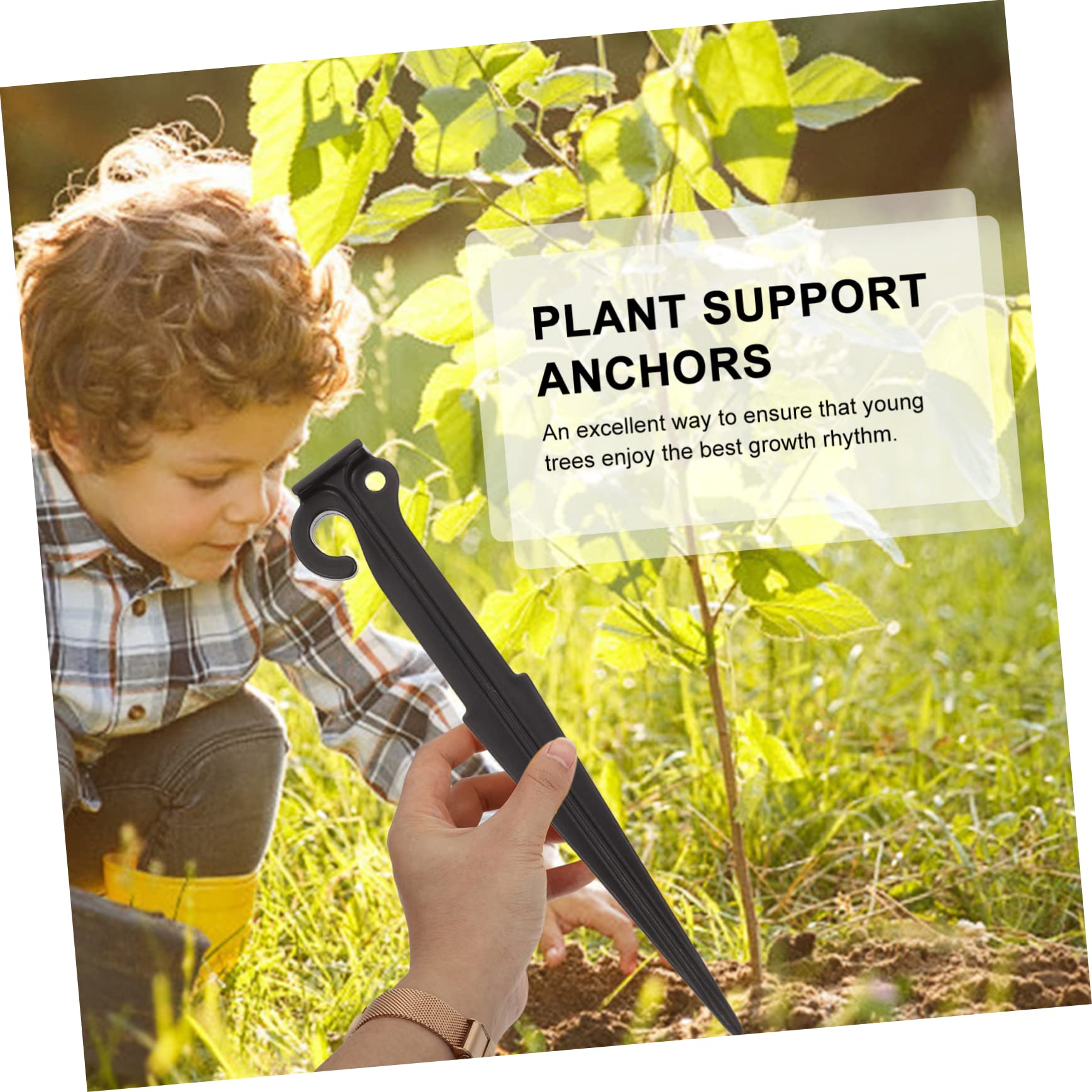 BESTonZON Lot De 3 Supports De Souches Piquets De Jardin Agrafes Supports pour Plantes Supports pour Plantes Tuteurs Bâtons Hauts Cannes pour Plants De Tomates Arbres Sol