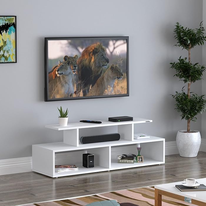 Buy Anikaa Melina Engineered Wood TV Unit/TV Stand/Floor Standing TV Unit/TV