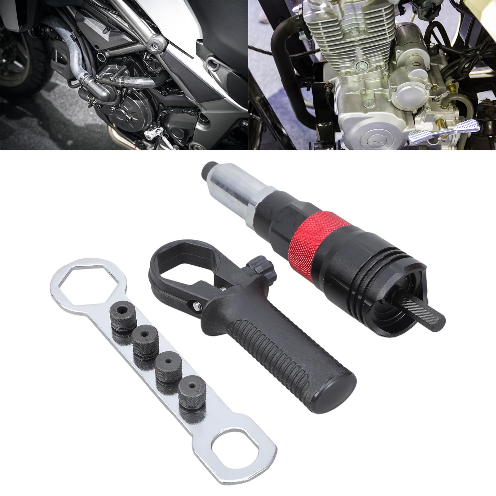 Strong Rivets Adapters With Handle Grip Riveter Drill Converters Electric Drill Attachment For Quick Rivetings