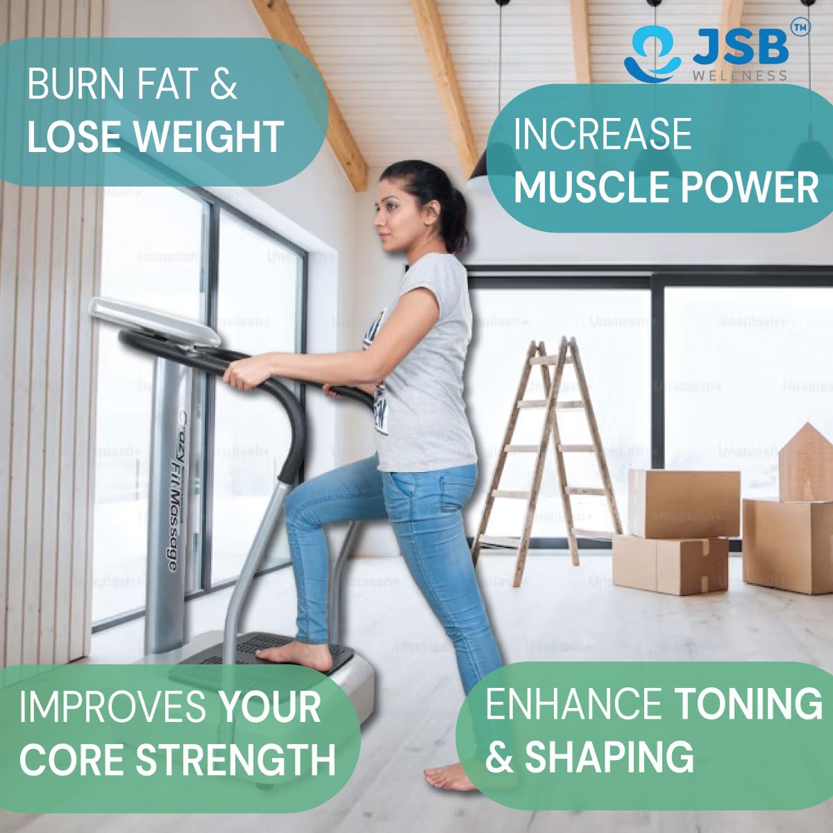 Review Jsb Hf14 Crazy Fit Massager Machine - Full Body Workout For