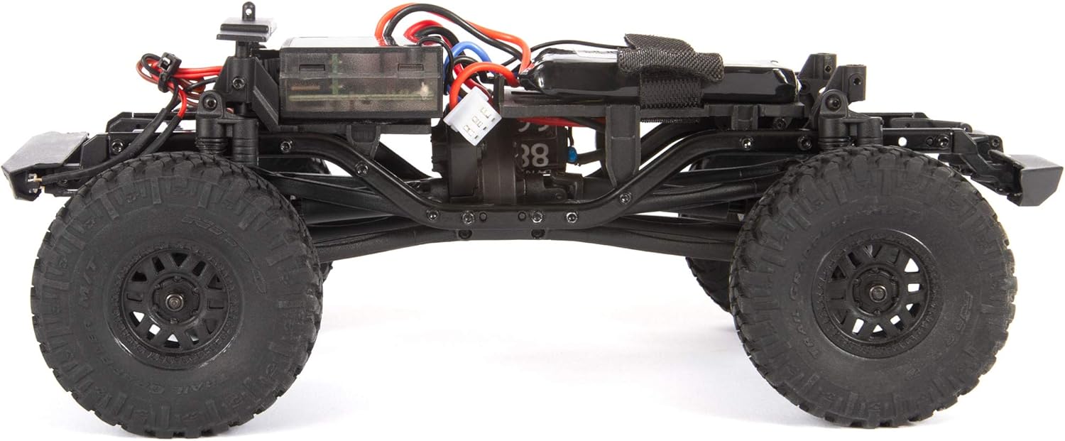 Axial RC Truck 1/24 SCX24 2019 Jeep Wrangler JLU CRC 4WD Rock Crawler Brushed RTR, Yellow, AXI00002V2T2