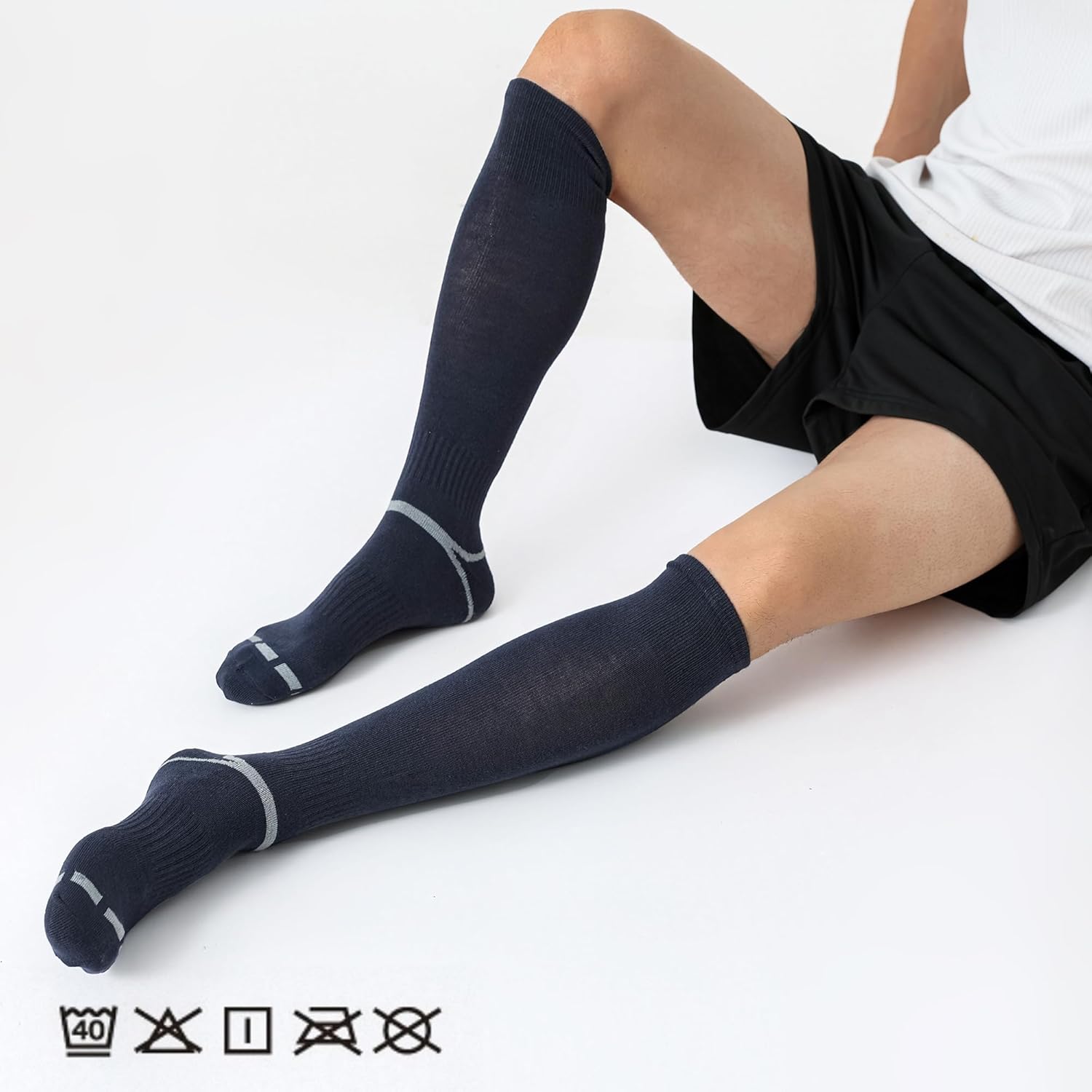 3 Pack Soccer Softball Baseball Socks Football Socks for Youth Men and Women - Image 6
