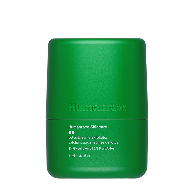 Humanrace Esfoliante com Ácido Glicólico 8% e Enzima de Lótus, Recarregável, 72 mL