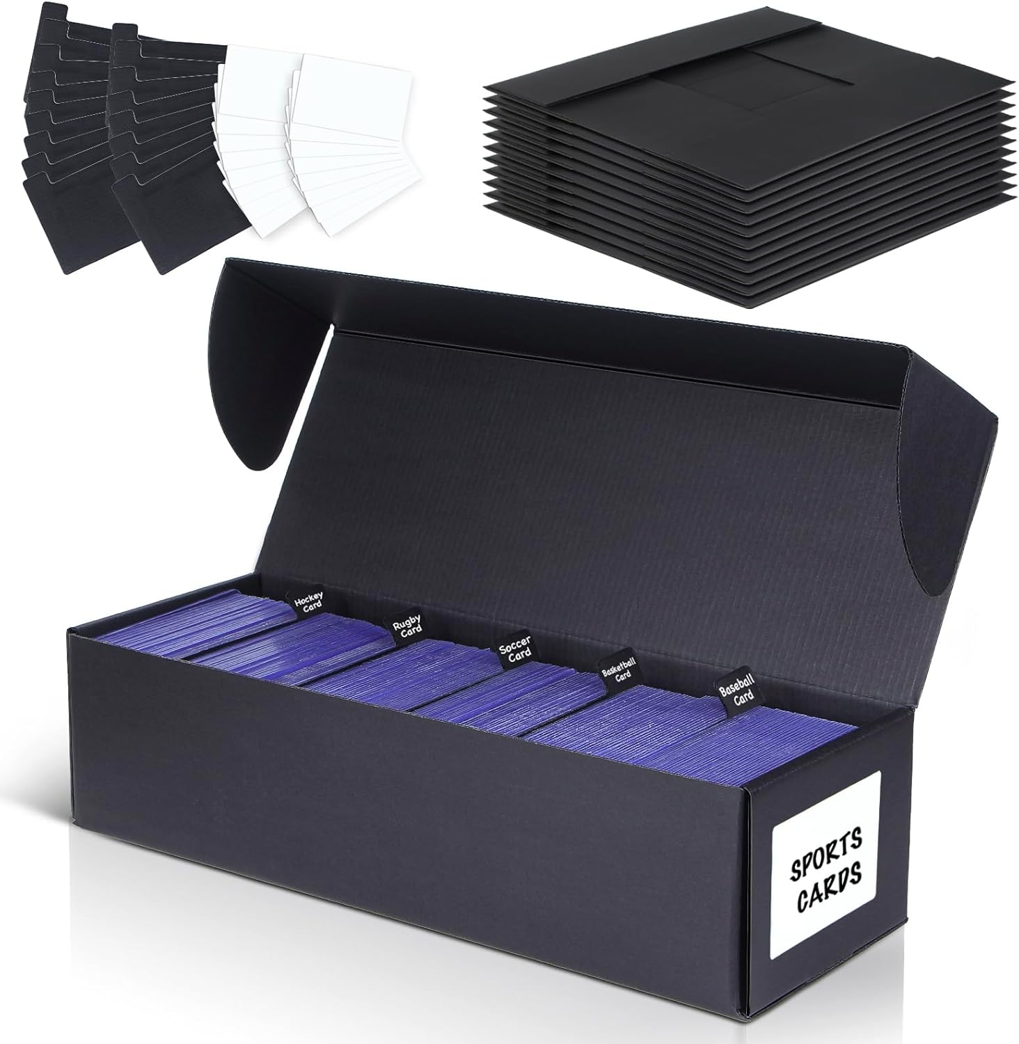 Trading Card Storage Box for Top Loader [12 Pack], Top Loaders