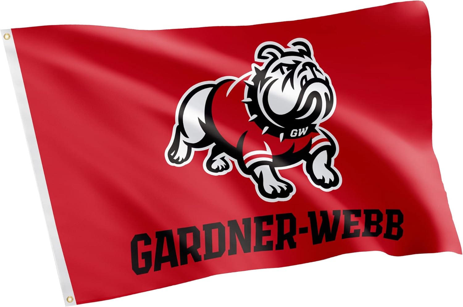 Desert Cactus Gardner-Webb University GWU Flag - 3 x 5 Feet Bulldogs Banner, Indoor/Outdoor Durable Fabric, 100% Polyester Design (Style 1B)