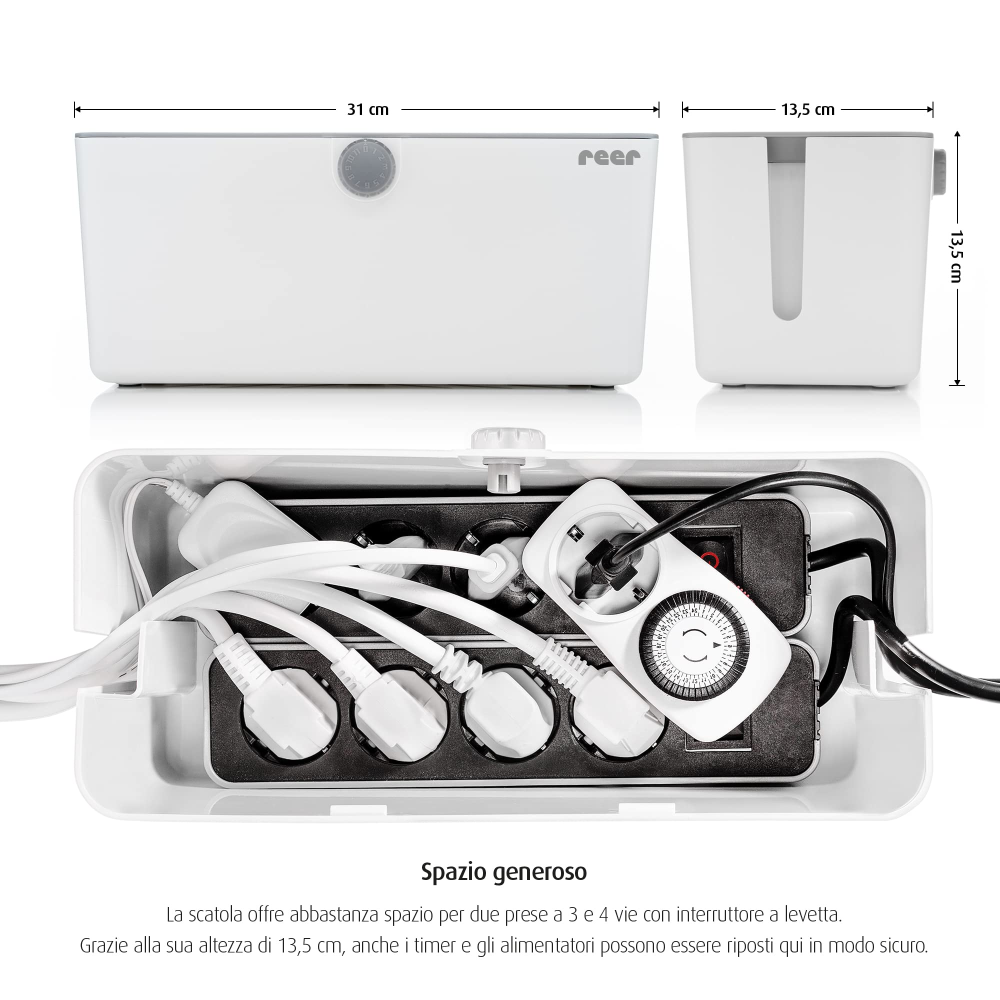 reer CableGuard | Box per cavi a prova di bambino