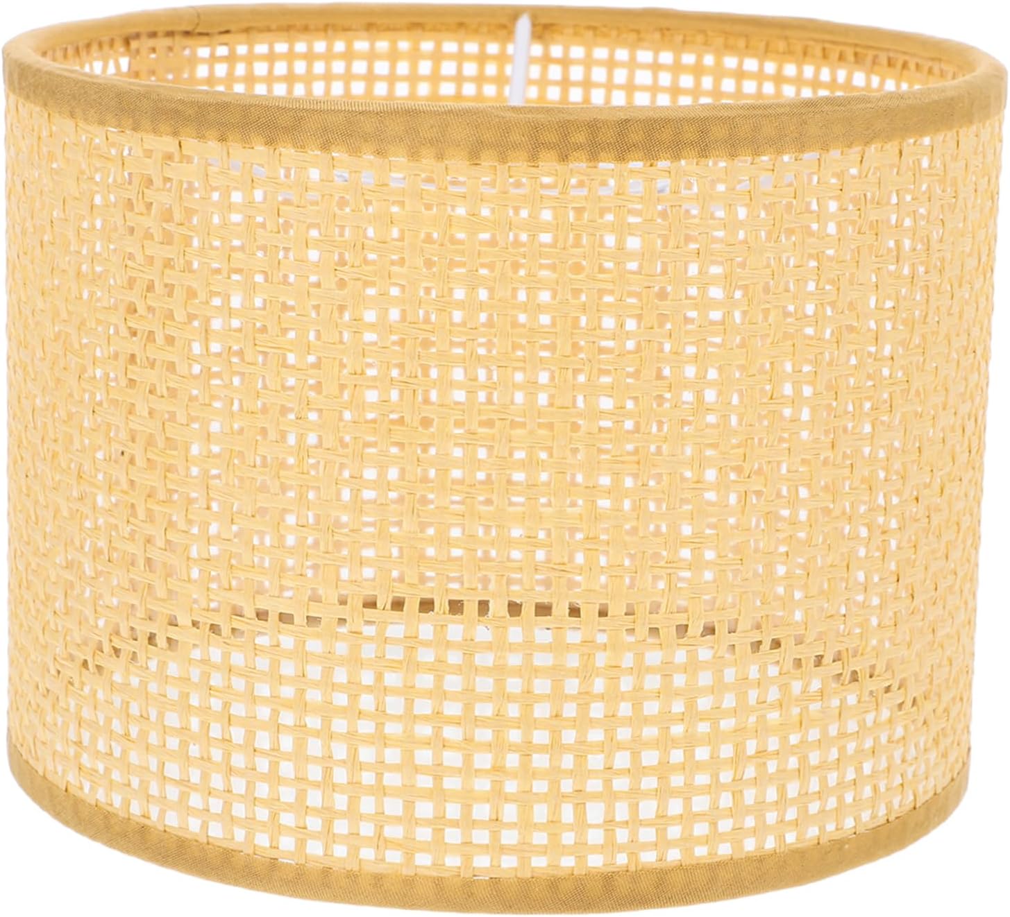 Rattan Lampshade Hand Woven Rattan Lamp Cover Vintage Woven Lamp Shade Night Stand Decor Pendant Light Fixtures Lamp Shade Decor Ratten Lampshade Home Decor Bell Shaped Lamp Holder