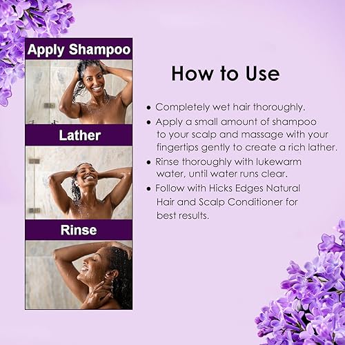Miniatura 6 de Hicks Edds Champú Acondicionador Natural Cabello y Cuero Cabelludo con Lila - 16 oz