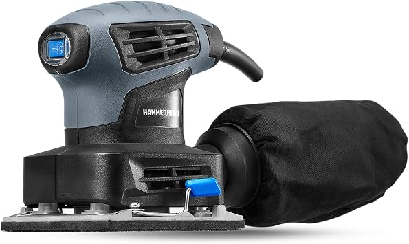 Hammerhead 2.0-Amp 1/4 Sheet Palm Sander with 12pcs Sandpaper HAPS020