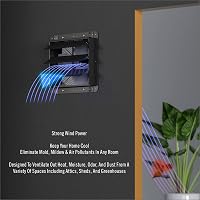 Aygrochy 300mm ipari fali ventilátor 1520 m³/h, szellőztetés és hűtés 5