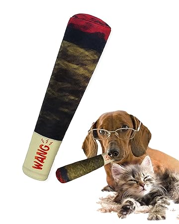 Ulobey Funny Dog Toys, Cute Plush Squeaky Dog Toys, Cool Birthday Dog Gifts, Stuffed Dog Toys for Medium, Small and Large Dogs Puppy, Dog Chew Toy