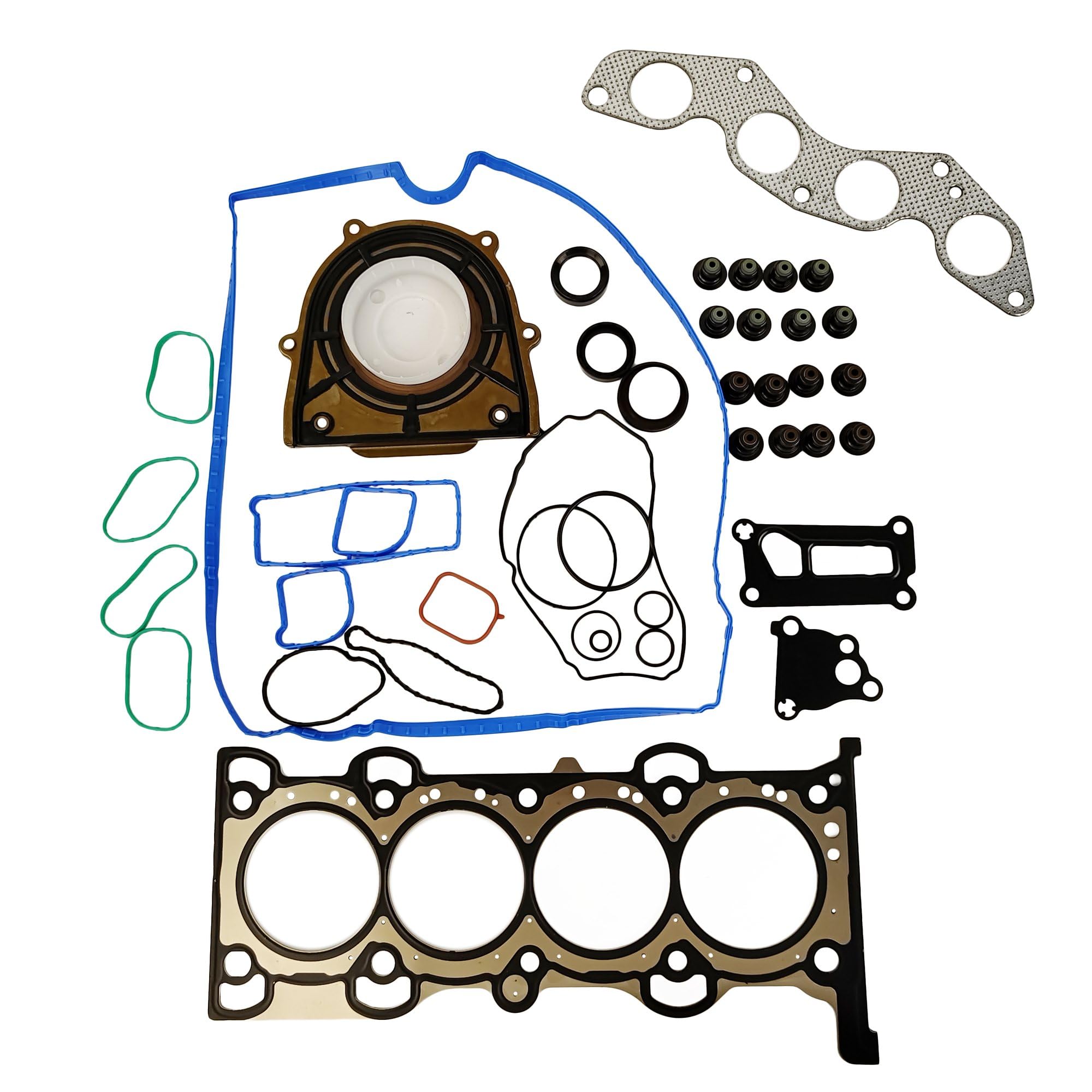 PartsFlow Engine Cylinder Head Gasket Set For For Ford Edge 2.0L 2015 2016 2017 2018 For Ford Escape 2.0L 2017 2018 2019 2010 For Ford Fusion 2.0L 20172018 2019 2020 For Lincoln MKC 2.0L 17-18 HS55387