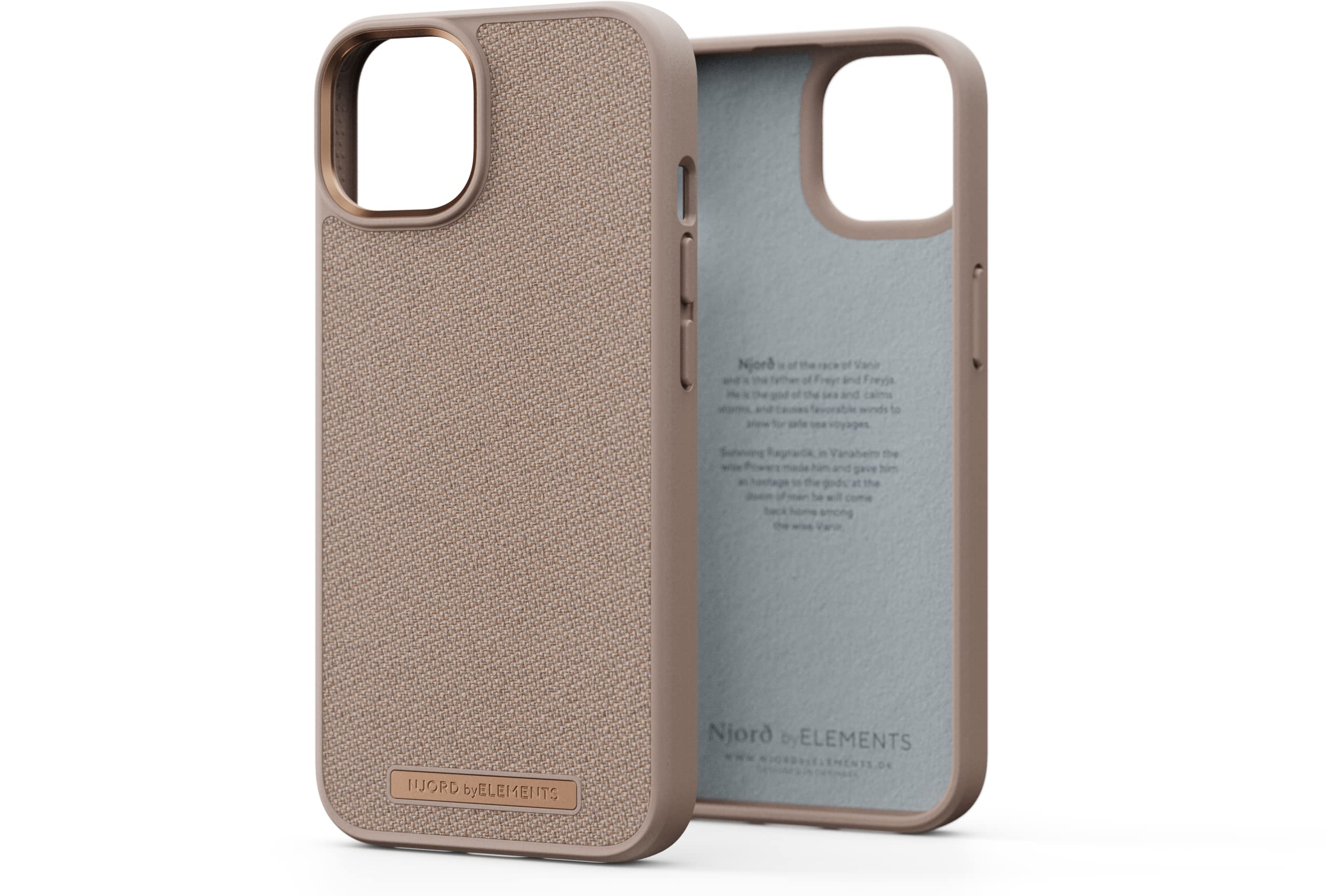 NJORD COQUE JUST CASE IPHONE 14 PINK SAND