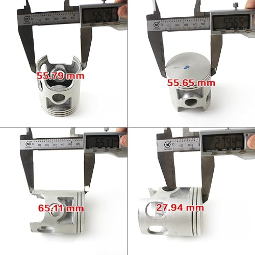 Miniatura 4 de SINOCMP DT125 DT 125 Kit de reconstrucción de junta de pistón de cilindro de 2.205 in para Yamaha DT125 1974-1981 Kit de reconstrucción de piezas de