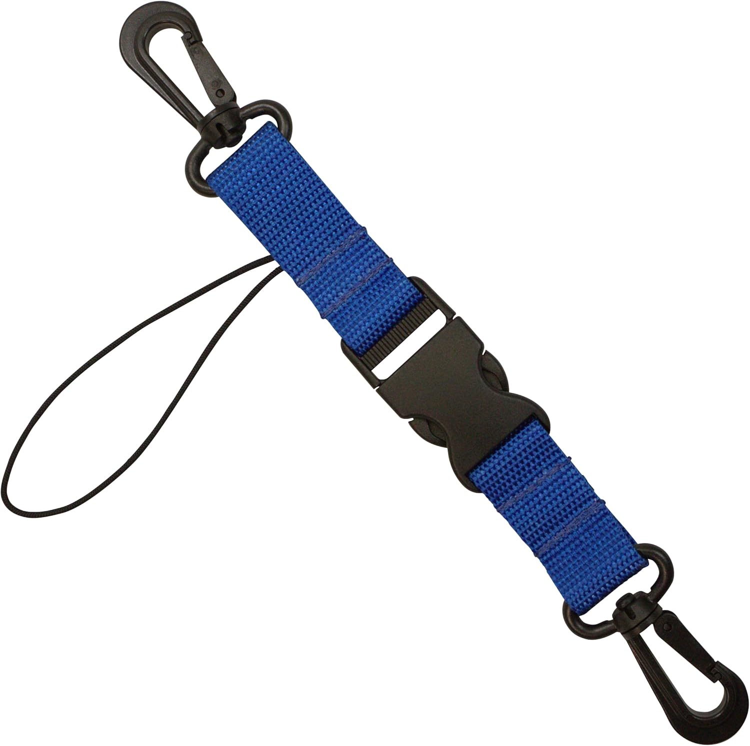 Scuba Clips Lanyard with Dual Clips and Quick Release Buckle, Scuba Accessory for Diving, Dive Clip for Equipment Essentials