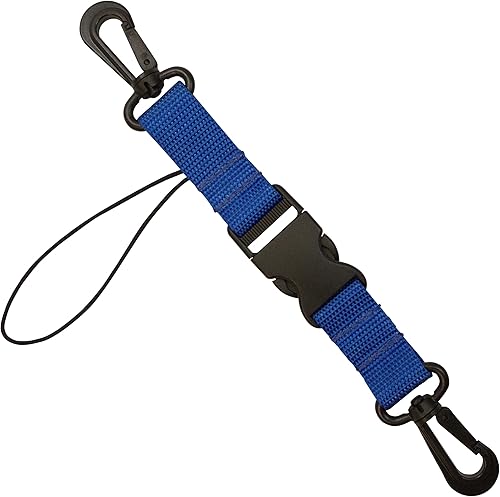 Miniatura 10 de Buceo Cordón con dos clips y hebilla de liberación rápida